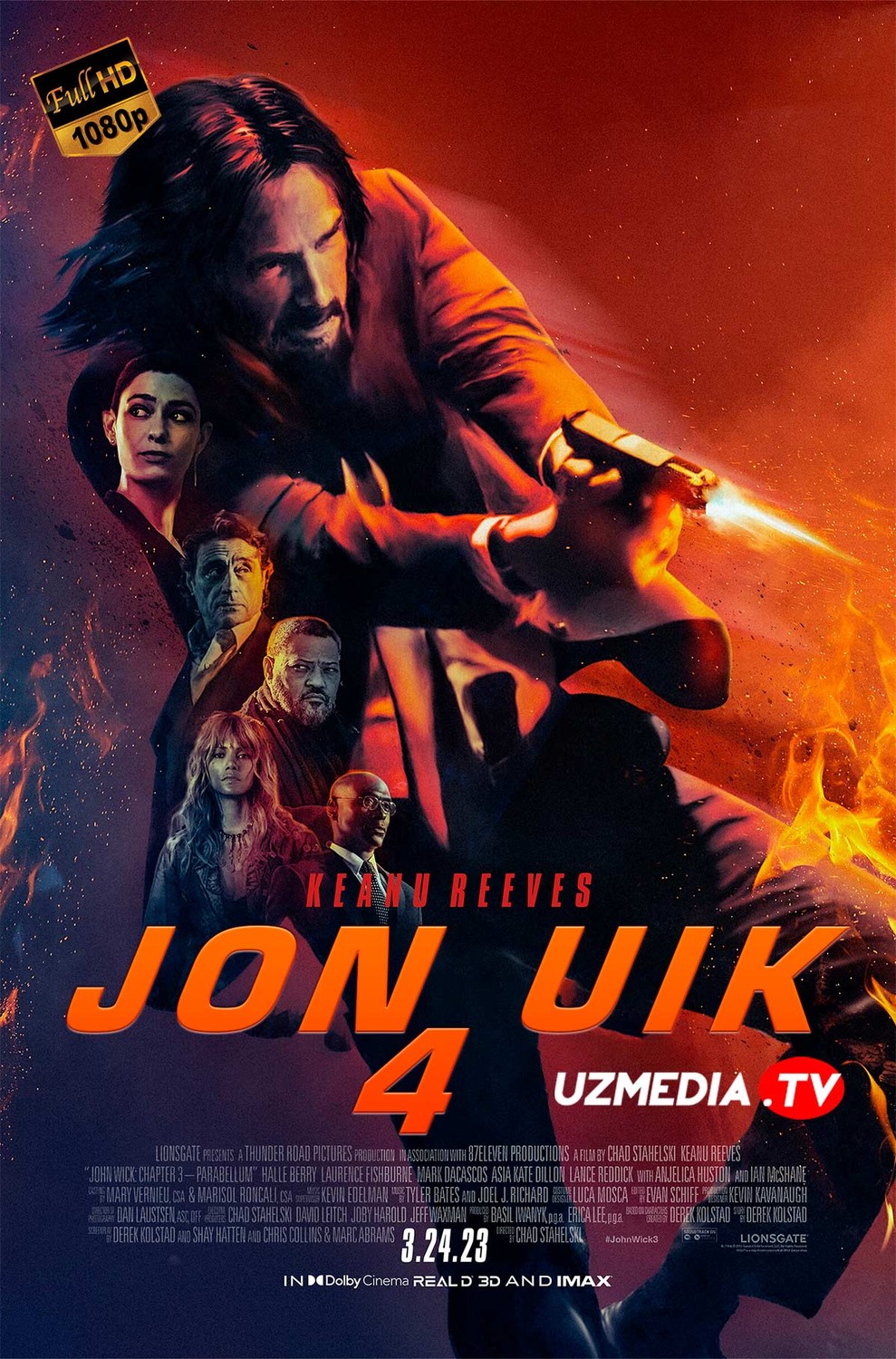 Jon Uik 4 / Jon Vik 4 / Джон Уик 4 Uzbek tilida 2023 O'zbekcha tarjima kino Full HD skachat