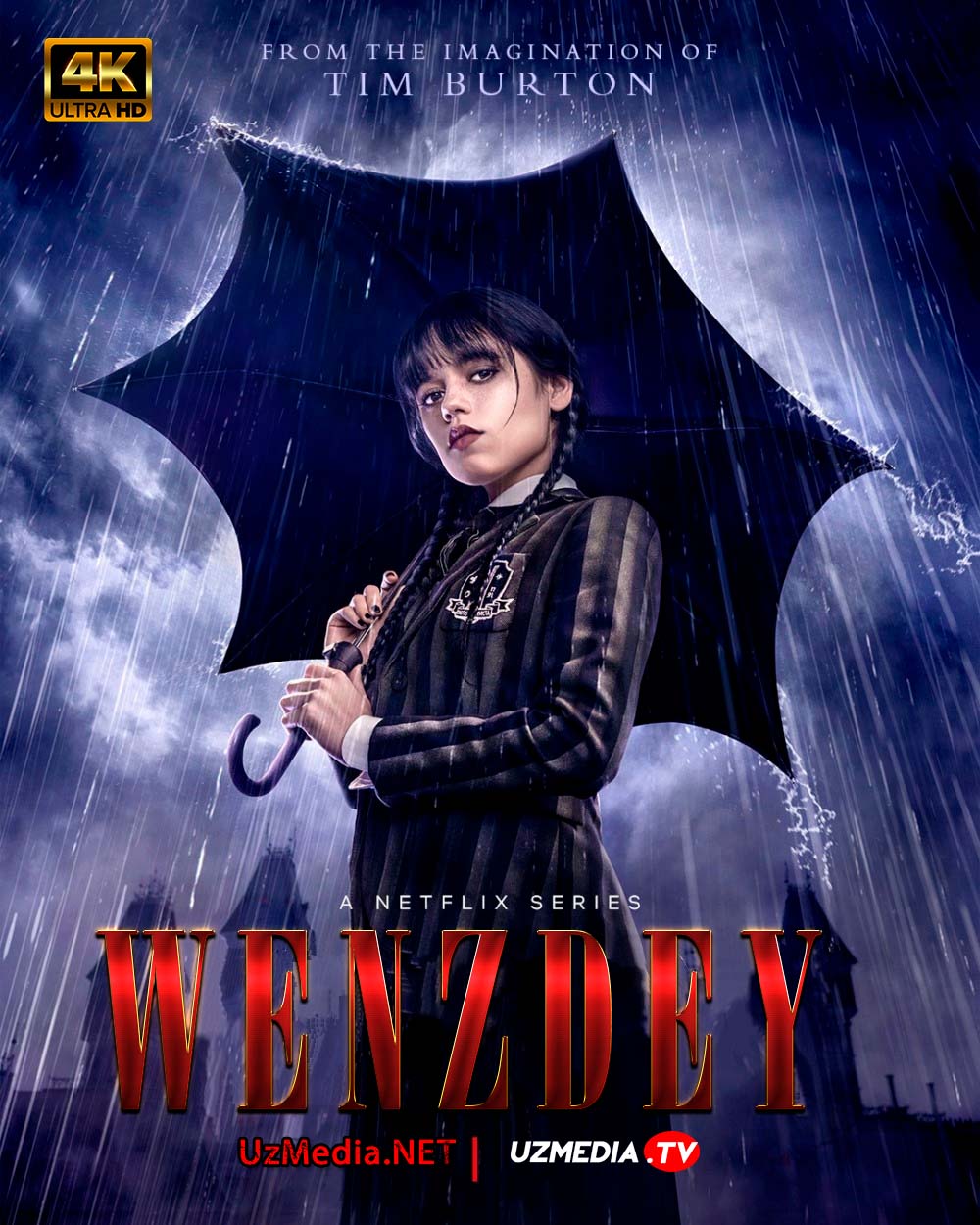 Wednesday / Uensdey / Venzdey / Wenzdey Netflix seriali Barcha qismlar Uzbek tilida O'zbekcha 2022 tarjima HD skachat