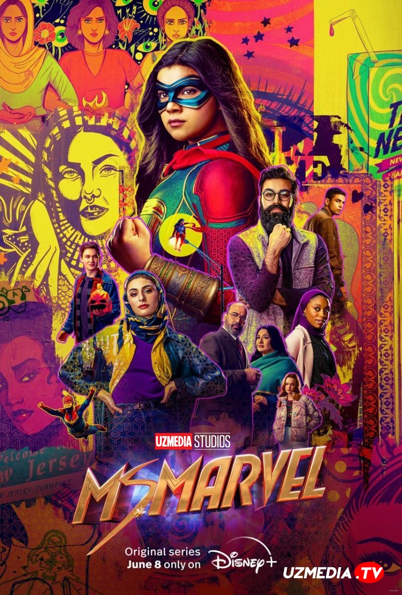 Miss Marvel / Ms Marvel / Marvel honim yangi Marvel seriali Barcha qismlar Uzbek tilida 2022 HD skachat