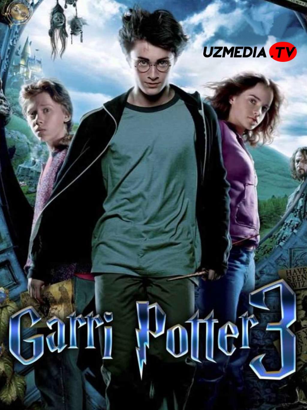 Garriy Potter 3: Azkoban mahbusi / Azkaban maxbusi Uzbek tilida O'zbekcha tarjima kino 2004 HD tas-ix skachat