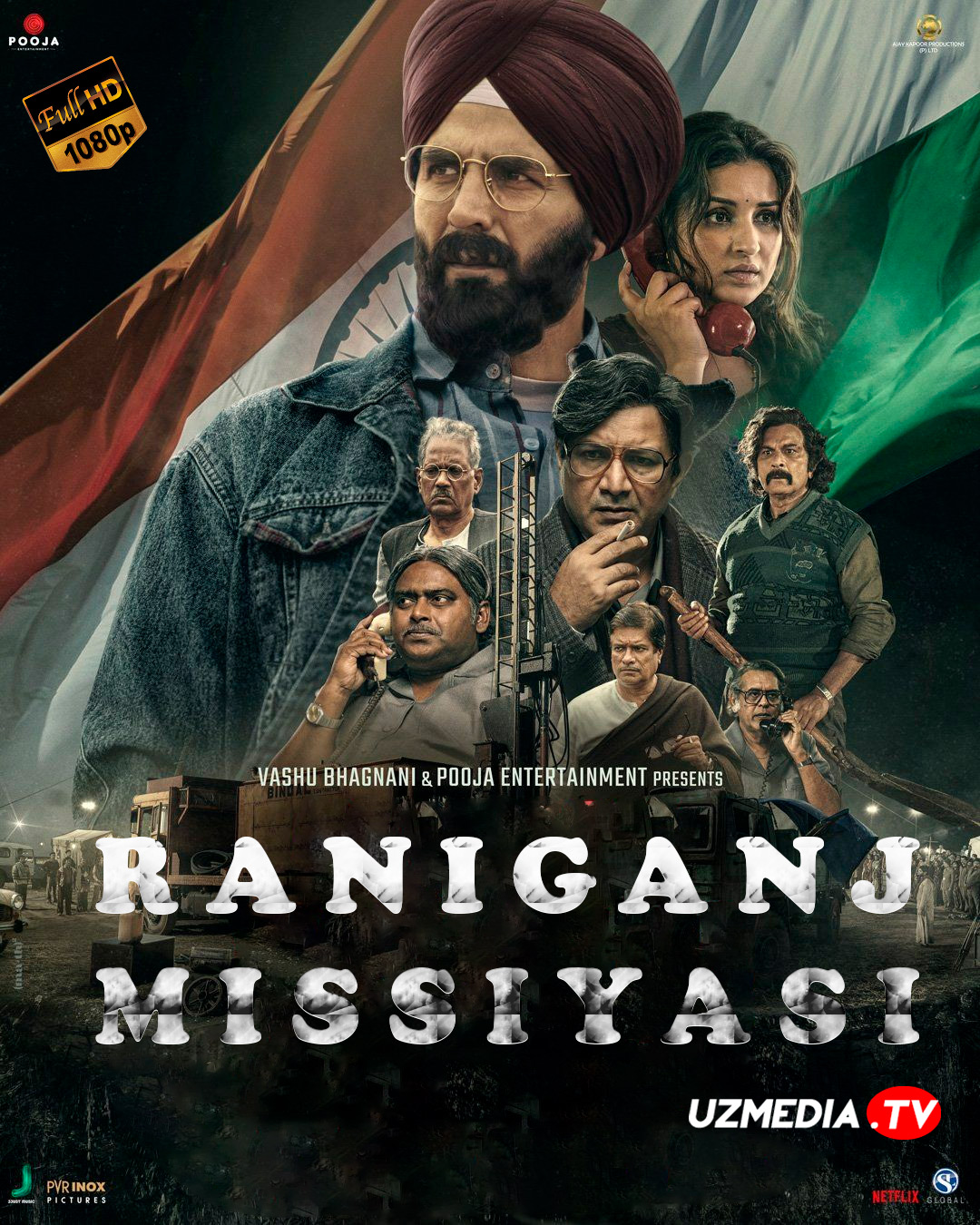 Raniganj missiyasi: Buyuk Bharatni qutqarish Hind kino Uzbek tilida O'zbekcha 2023 tarjima kino Full HD skachat