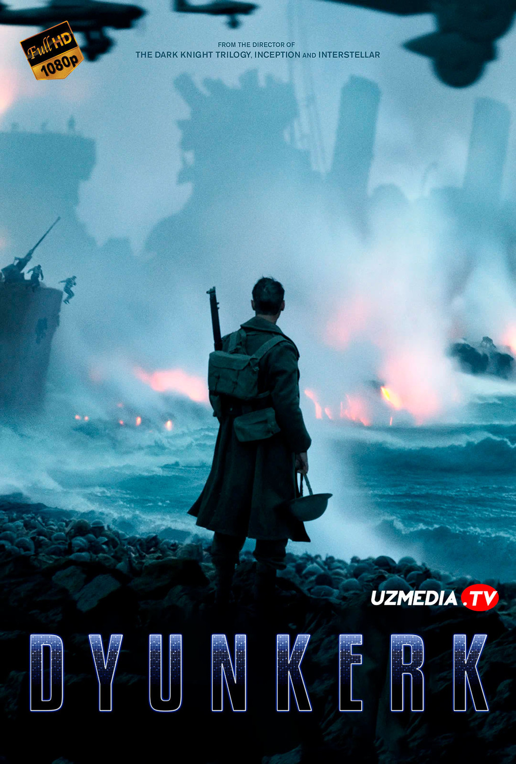 Dyunkerk / Dunkerk Urush, Tarixiy film Uzbek tilida O'zbekcha 2017 tarjima kino Full HD skachat