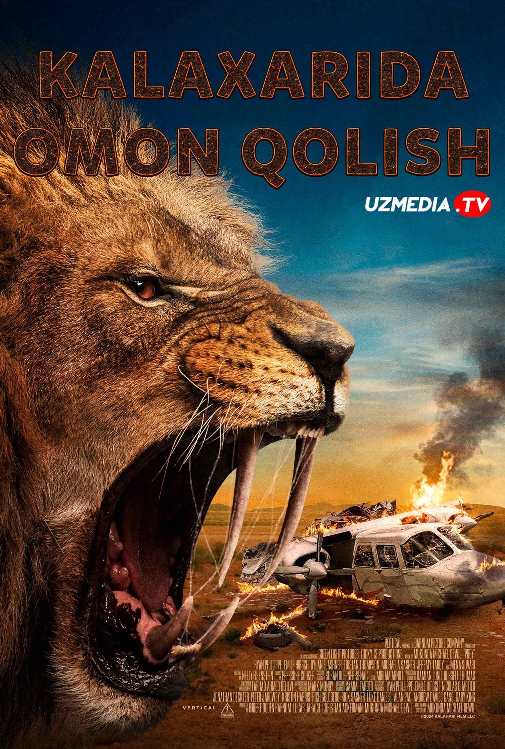 Kalaxarida omon qolish / Kalahari cho'lida tirik qolish / O'lja Uzbek tilida 2024 O'zbekcha tarjima kino Full HD skachat