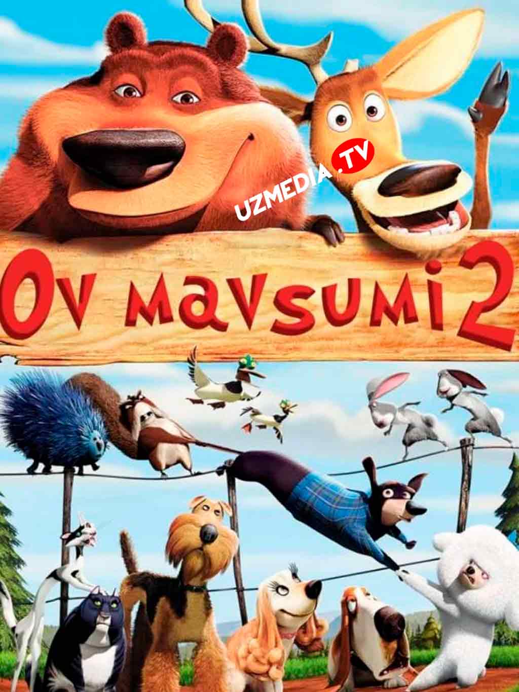 Ov mavsumi 2 Multfilm Uzbek tilida tarjima 2008 O'zbek tilida Full HD tas-ix skachat