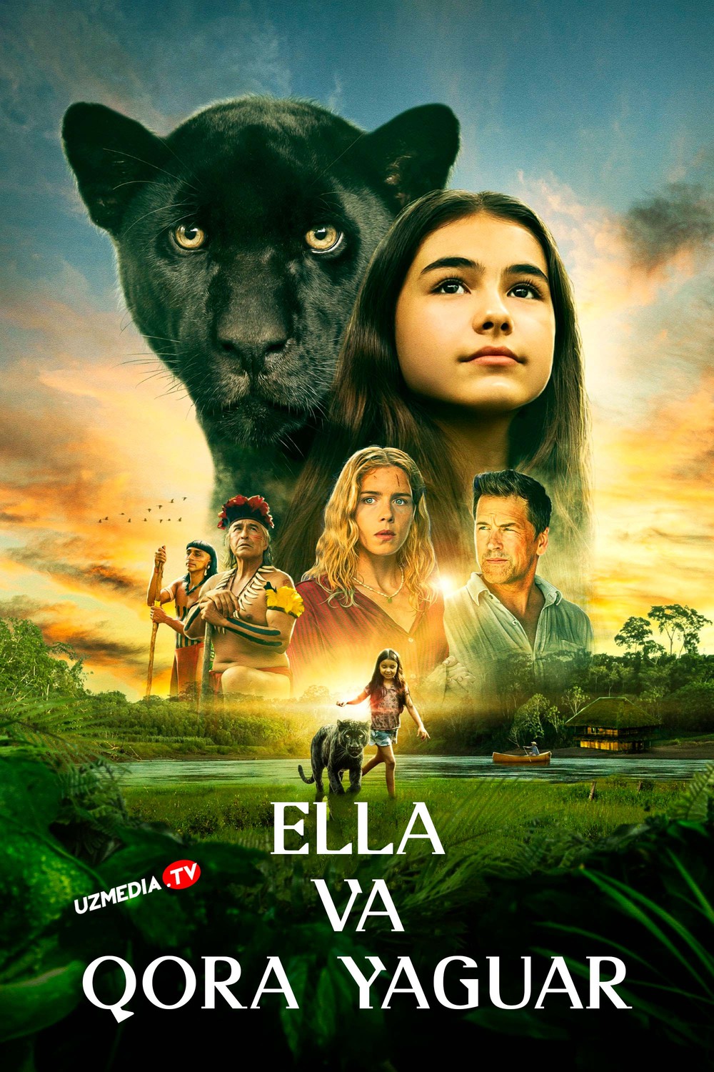 Ella va qora yaguar / Ella va qora qoplon Fransiya filmi Uzbek tilida O'zbekcha 2024 tarjima kino Full HD tas-ix skachat