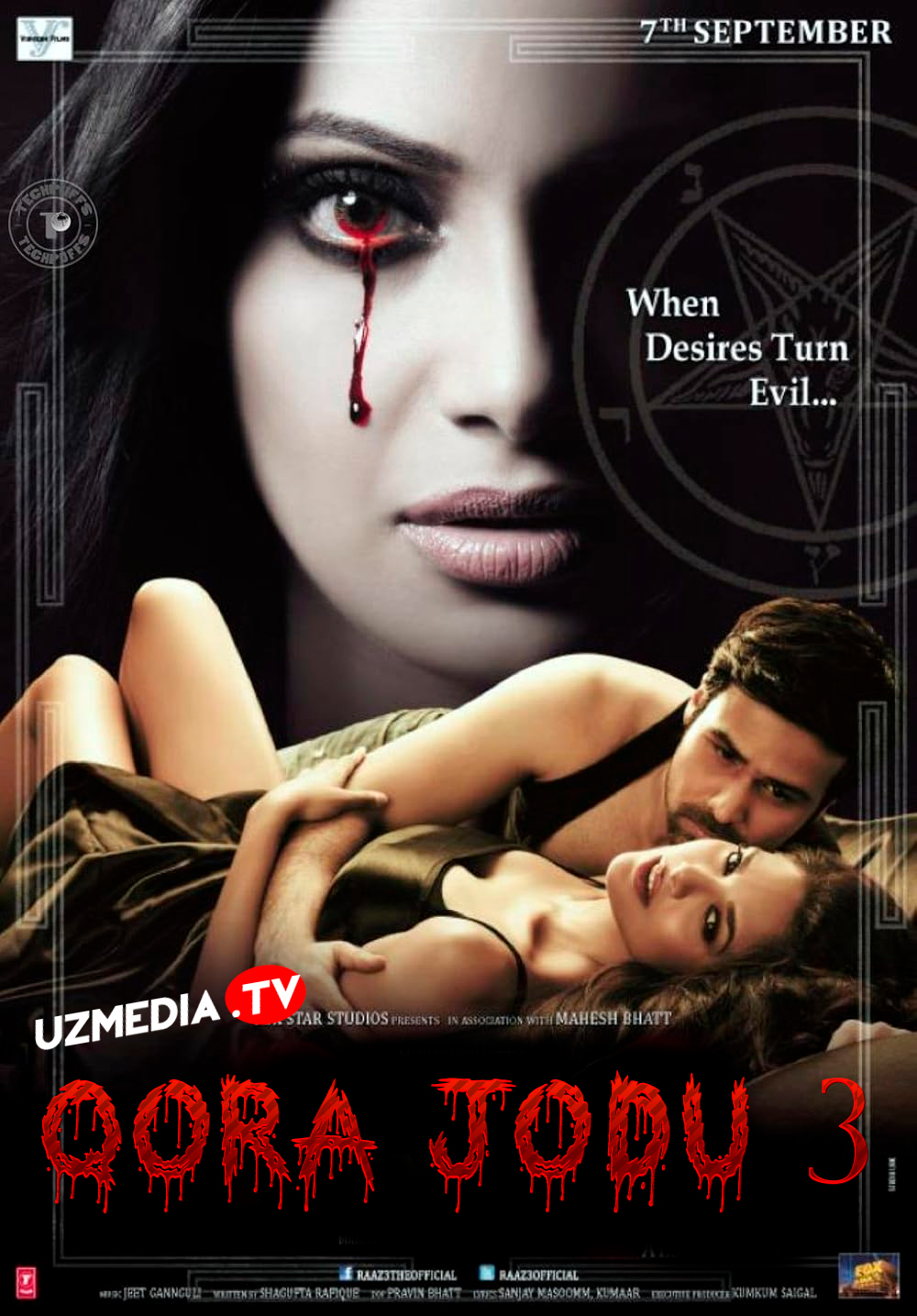 Qora jodu 3 / Sir 3 / Raaz 3: Uchinchi o'lchov (Ujas, Qo'rqinchli film) Hind kino 2012 Uzbek tilida O'zbekcha tarjima kino Full HD skachat