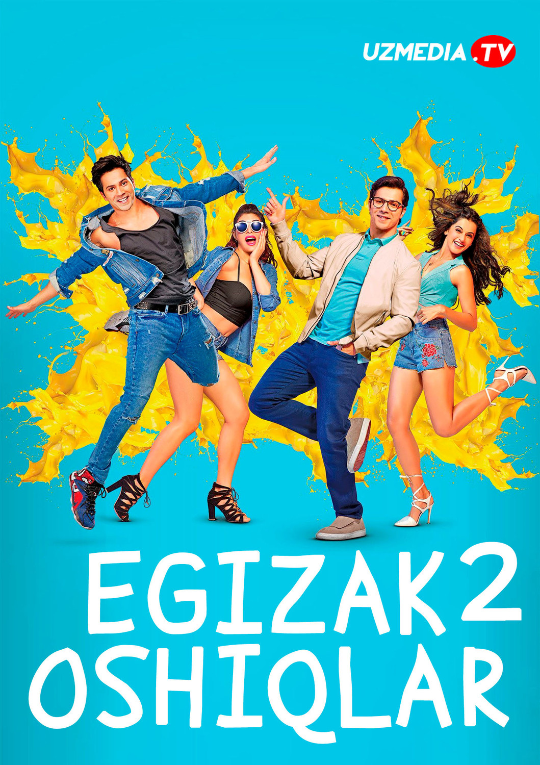 Egizak oshiqlar 2 / Beparvo oshiqlar 2 / Judwaa 2 Hind kino Uzbek tilida O'zbekcha 2017 tarjima kino Full HD tas-ix skachat