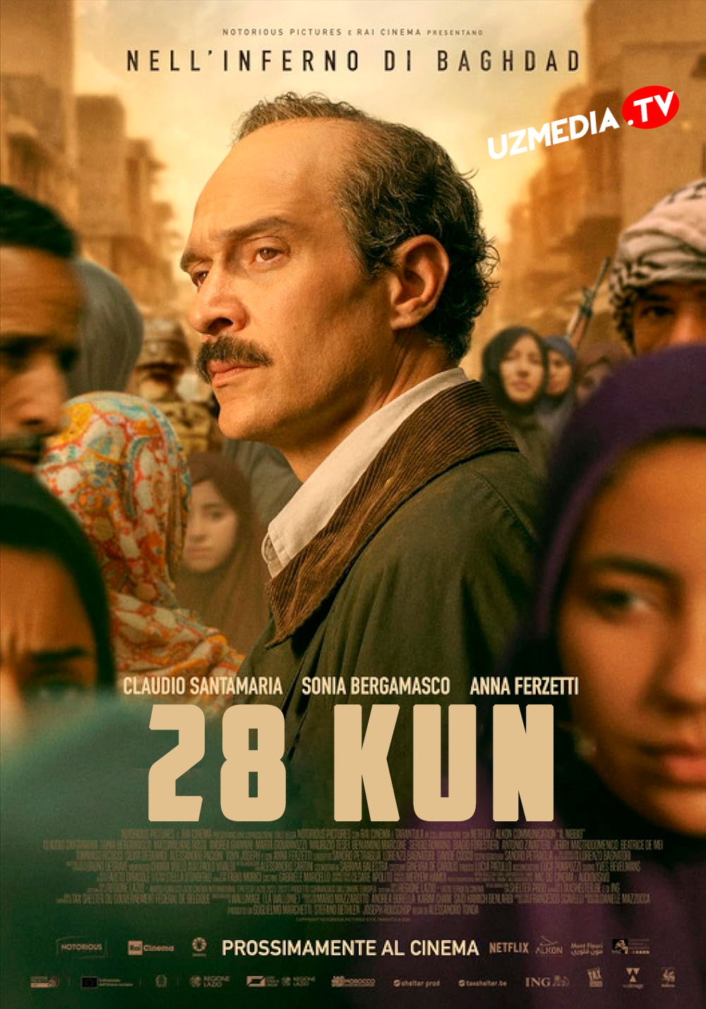 Muzokarachi / 28 kun Premyera Italiya filmi Uzbek tilida O'zbekcha 2025 tarjima kino Full HD tas-ix skachat