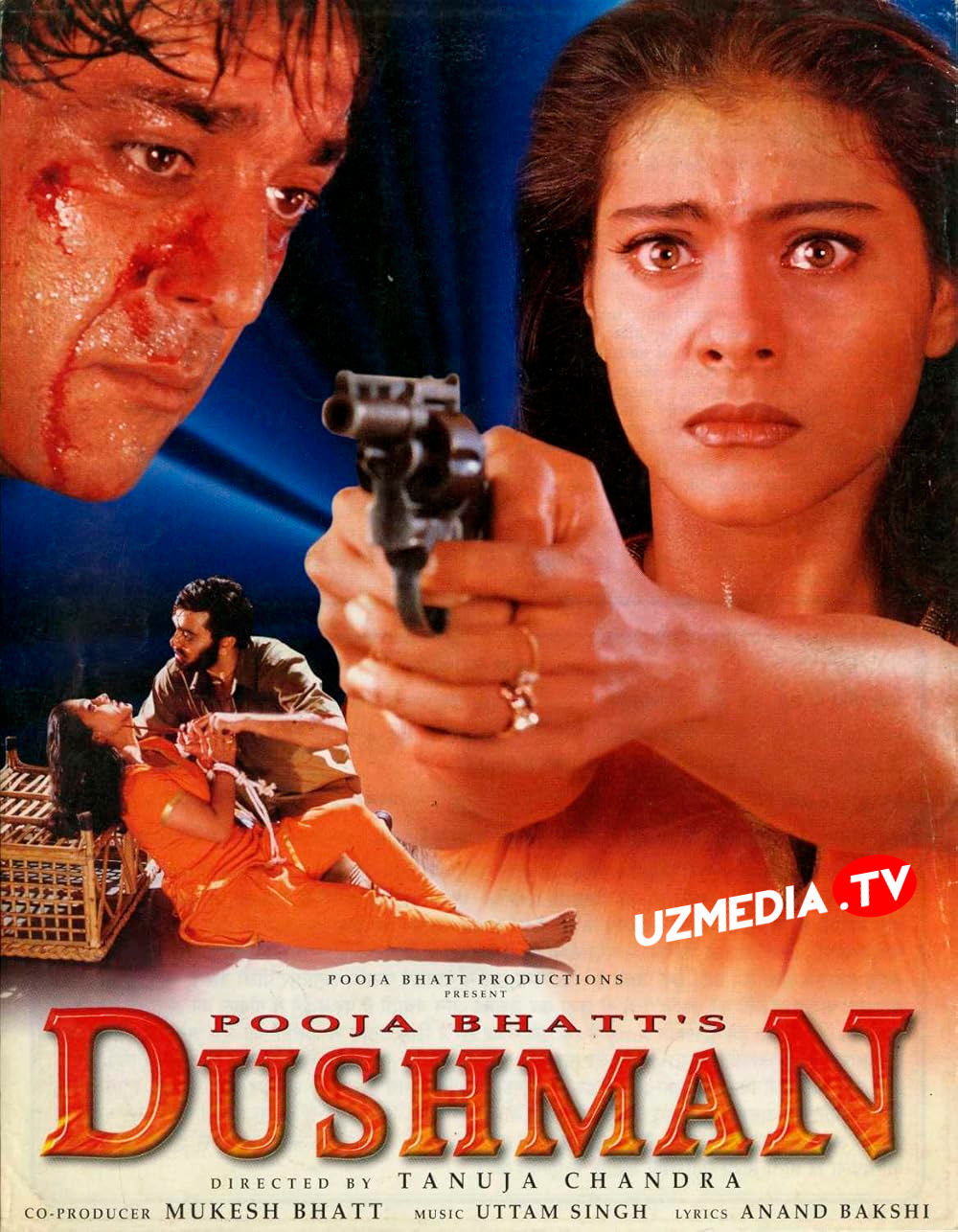 Dushman / Manyak / Ruhiy buzuq Hind kino Uzbek tilida O'zbekcha 1998 tarjima kino Full HD tas-ix skachat