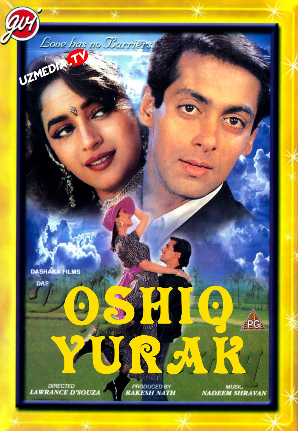 Oshiq yurak / Yuragim senga oshiq / Dil Tera Aashiq Hind kino Uzbek tilida O'zbekcha 1993 tarjima kino Full HD tas-ix skachat