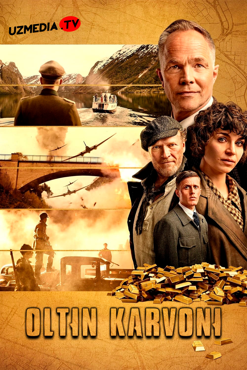 Oltin karvoni / Oltin konvoy / Oltin poygasi / Oltin tashish Uzbek tilida O'zbekcha 2022 tarjima kino Full HD tas-ix skachat