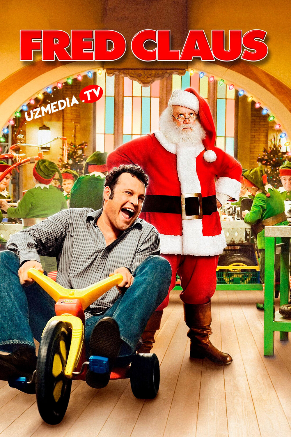 Fred Klaus / Fred Claus - Santaning ukasi Uzbek tilida O'zbekcha 2007 tarjima kino Full HD tas-ix skachat