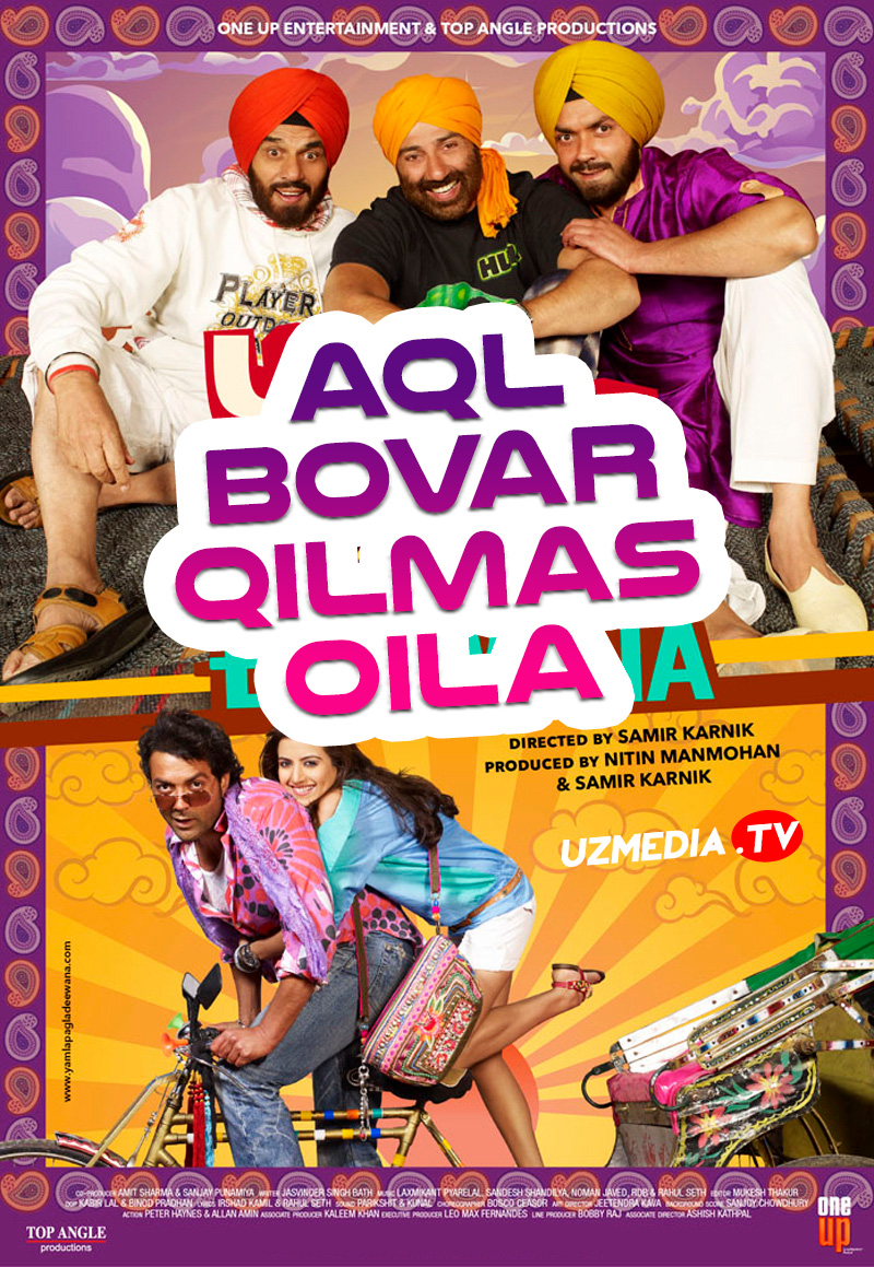 Aql bovar qilmas oila 1 / Uch devona yigit 1 / Telba oila 1 Hind kino Uzbek tilida O'zbekcha 2011 tarjima kino Full HD tas-ix skachat