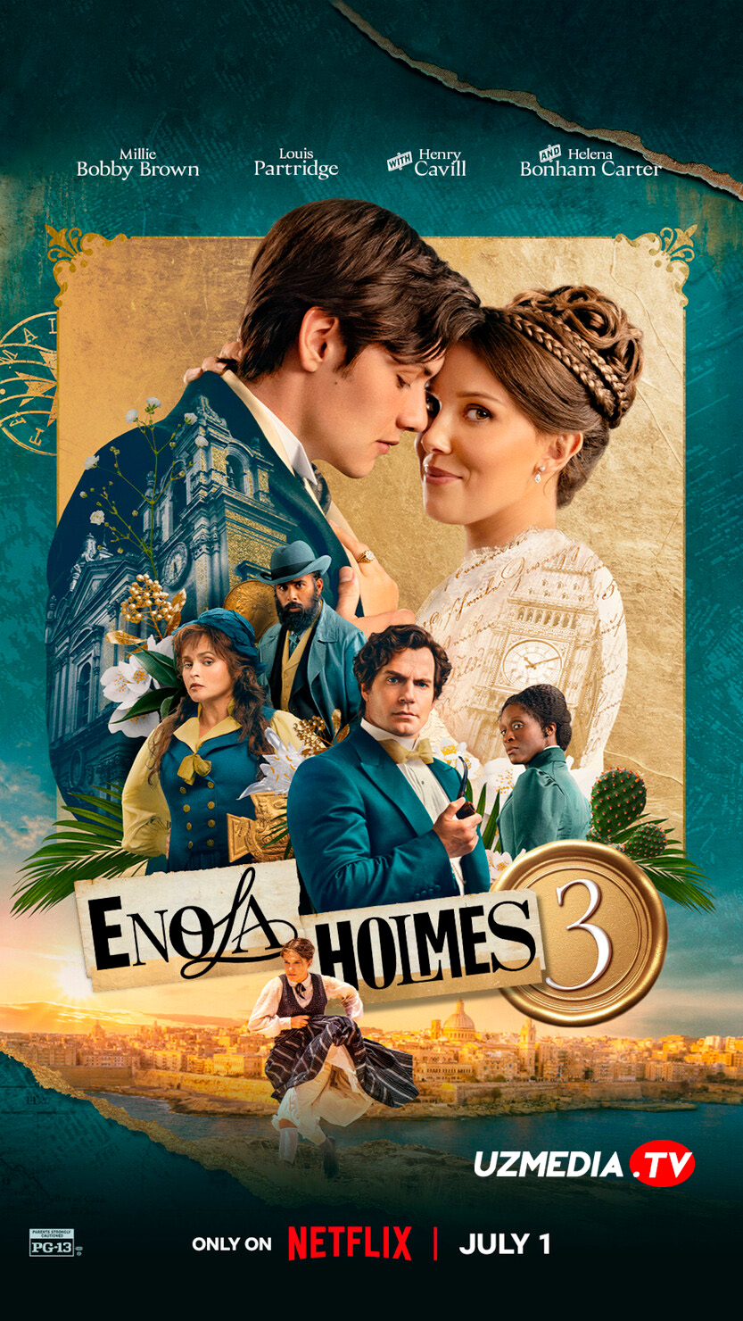 Enola Holms 3 / Enola Xolms 3 Premyera Uzbek tilida 2026 O'zbekcha tarjima kino Full HD tas-ix skachat