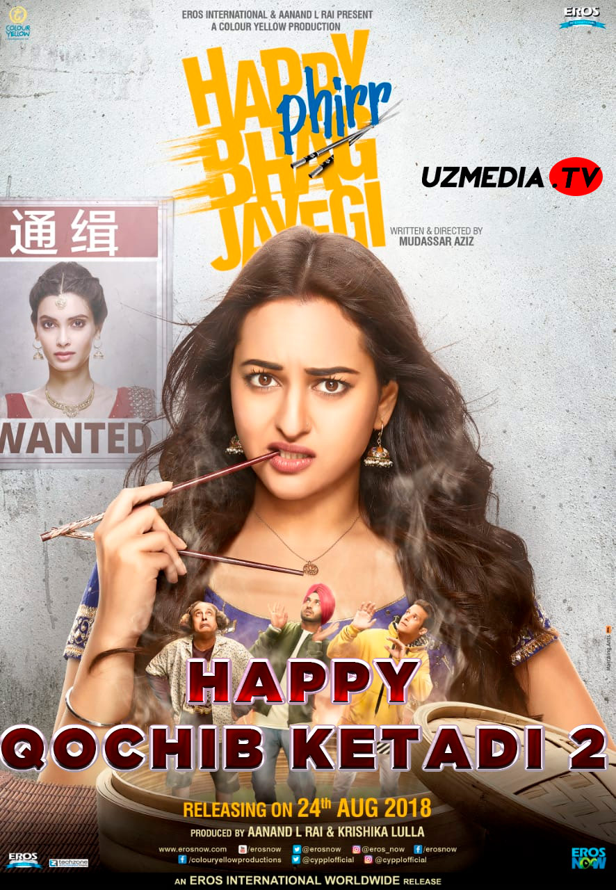 Happy yana qochib ketadi 2 / Xappi Heppi qochib ketadi 2 Hind kino Uzbek tilida O'zbekcha 2018 tarjima kino Full HD skachat