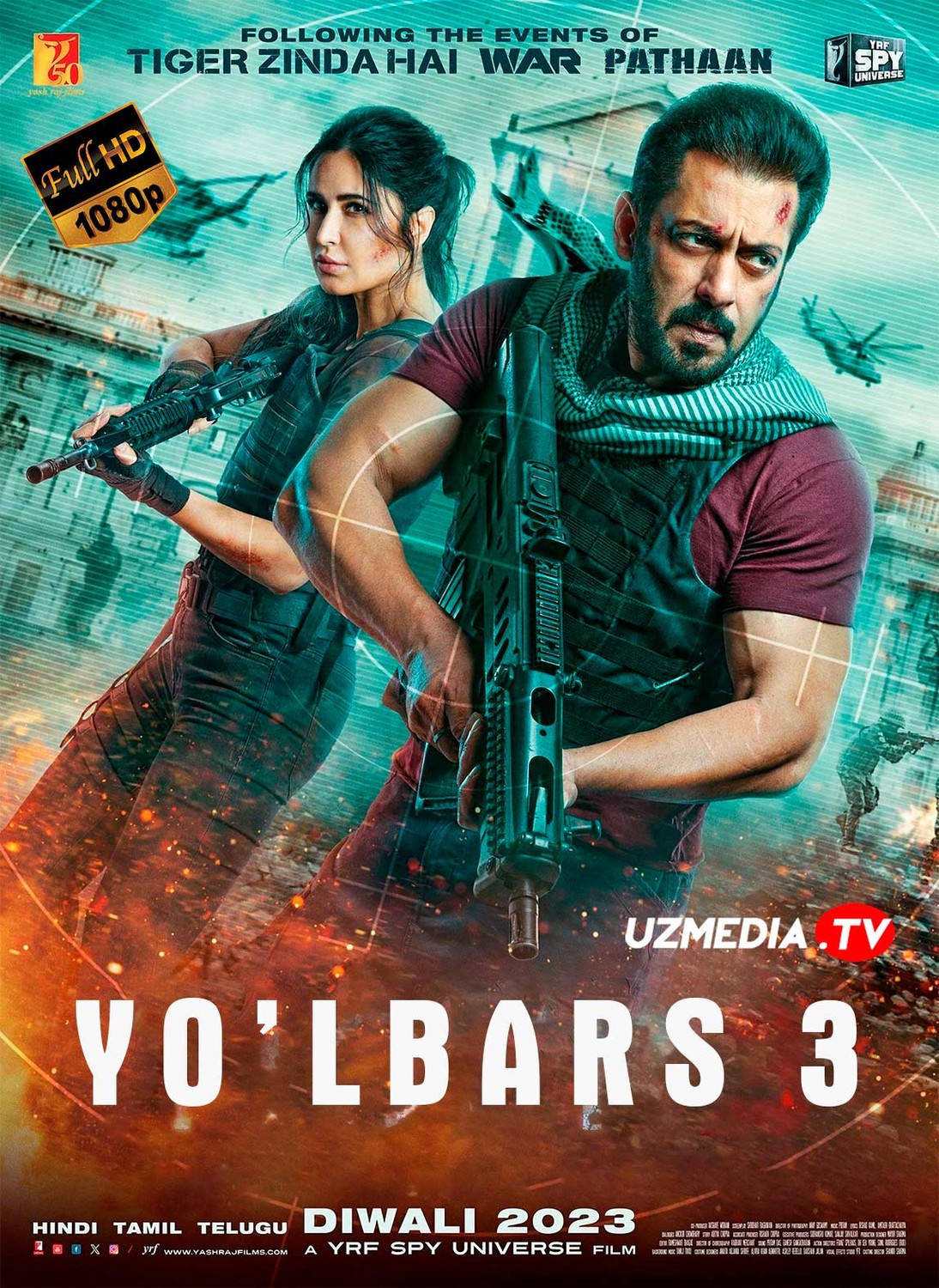 Josuslar 3 / Yo'lbars 3 / Josuslar voqeasi 3 Hind kino Uzbek tilida O'zbekcha 2023 tarjima kino Full HD skachat