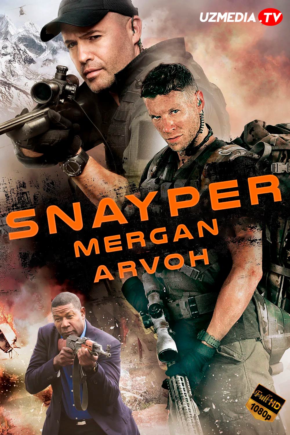 Snayper: Mergan arvoh / Arvox / Sharpa izidan Uzbek tilida O'zbekcha 2016 tarjima kino Full HD skachat
