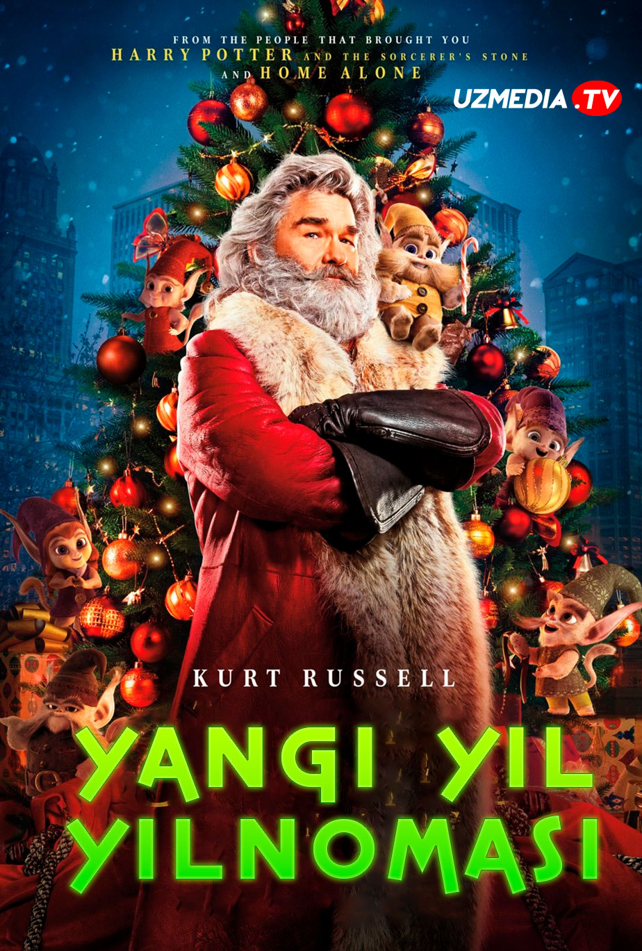 Qadrdonim Santa / Yangi yil qorbobosi / Yangi yilni qutqaramiz / Yangi yil yilnomasi Uzbek tilida O'zbekcha tarjima kino 2018 HD skachat