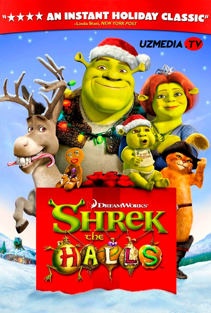 Shrek Yangi-yil kutyabdi / Shrek sovuq, yashil burun Multfilm Uzbek tilida tarjima 2007 HD O'zbek tilida HD tas-ix skachat