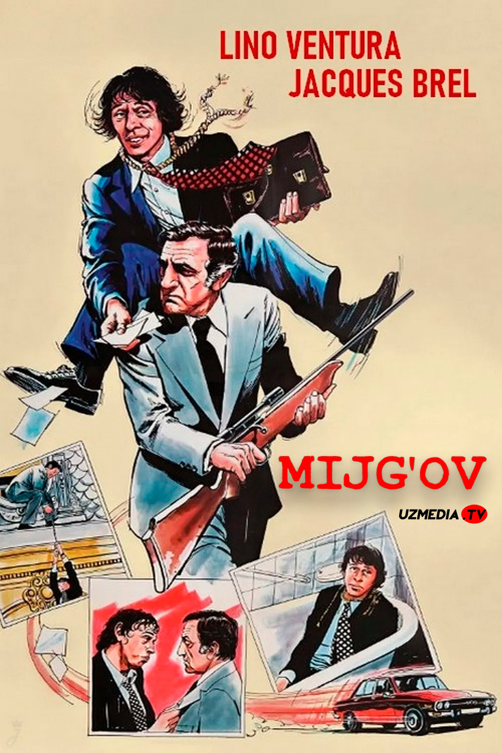 Mijg'ov Fransiya retro filmi Uzbek tilida O'zbekcha 1973 tarjima kino Full HD tas-ix skachat