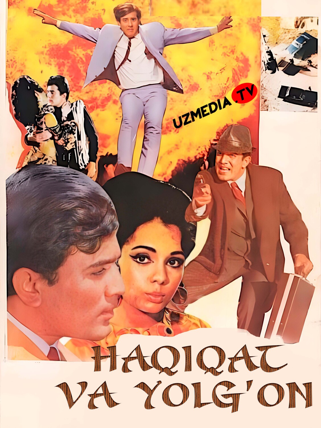 Haqiqat va yolg'on / Rost va yolg‘onchi / Xavfli o‘xshashlik Hind kino Uzbek tilida O'zbekcha 1970 tarjima kino Full HD tas-ix skachat
